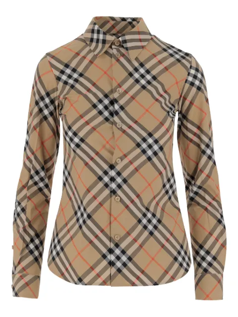 Burberry plaind-pattern shirt