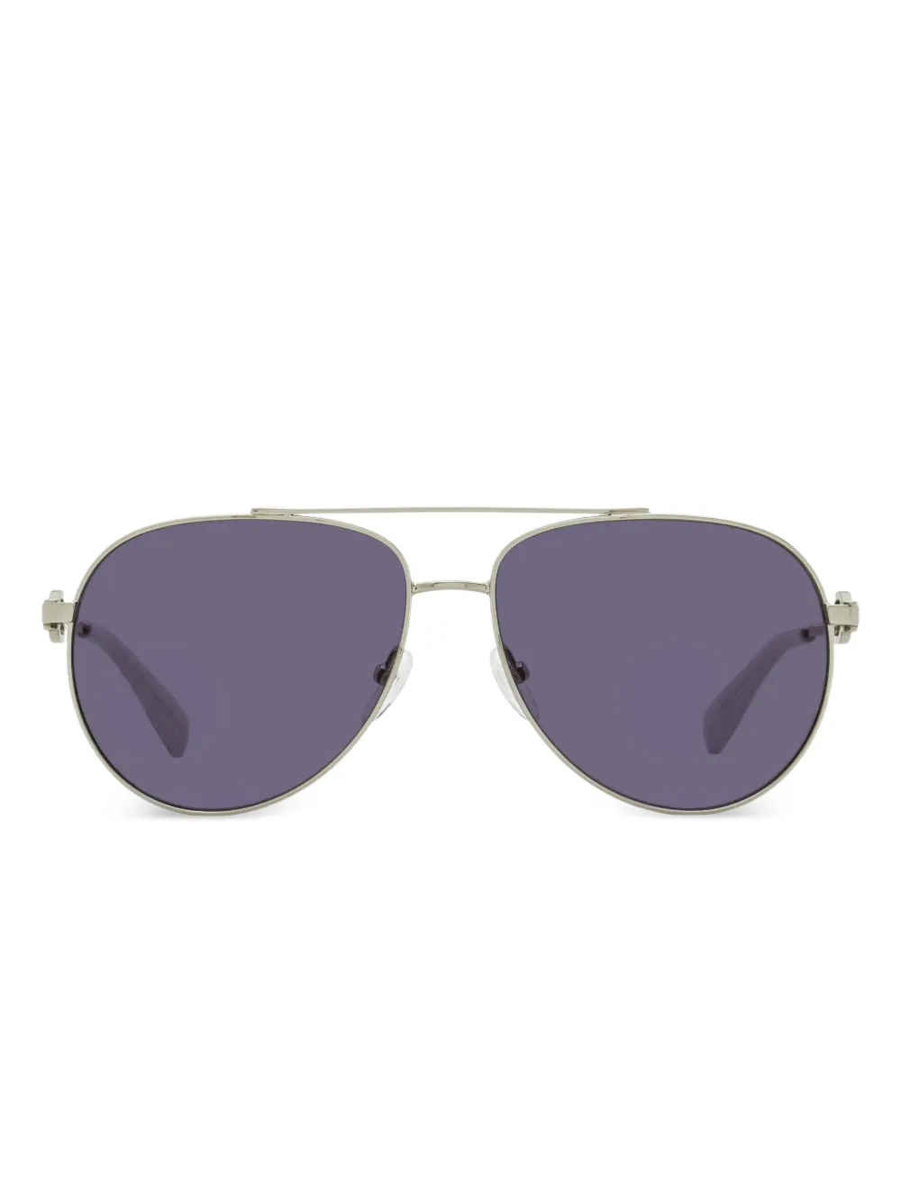 Longchamp 178 horsebit pilot-frame sunglasses · One Size