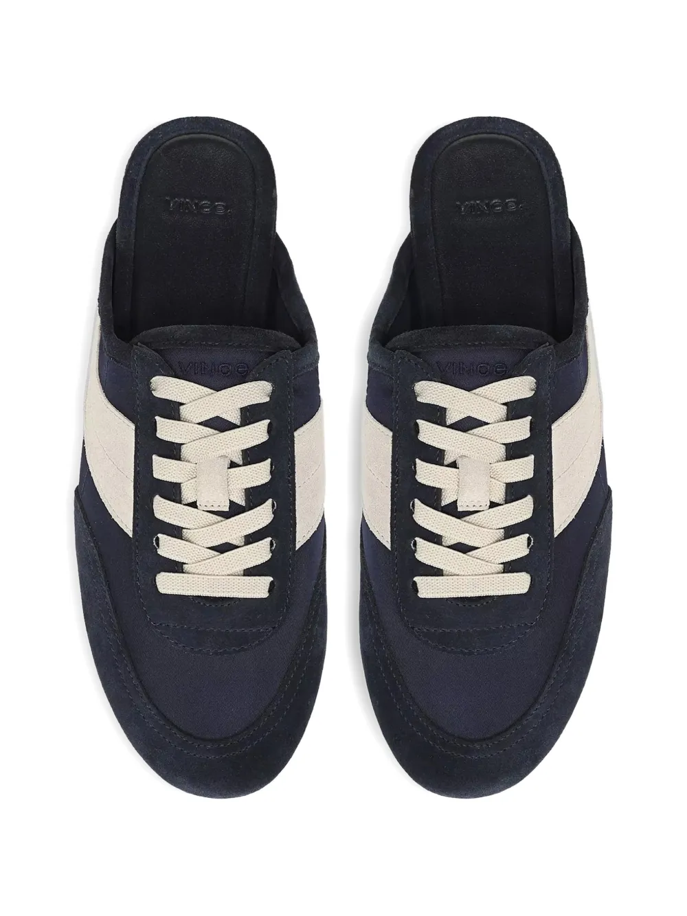 Vince Solstice muiltjes met kant Blauw