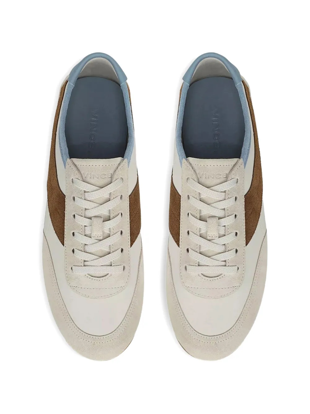 Vince LA Runner leren sneakers Beige