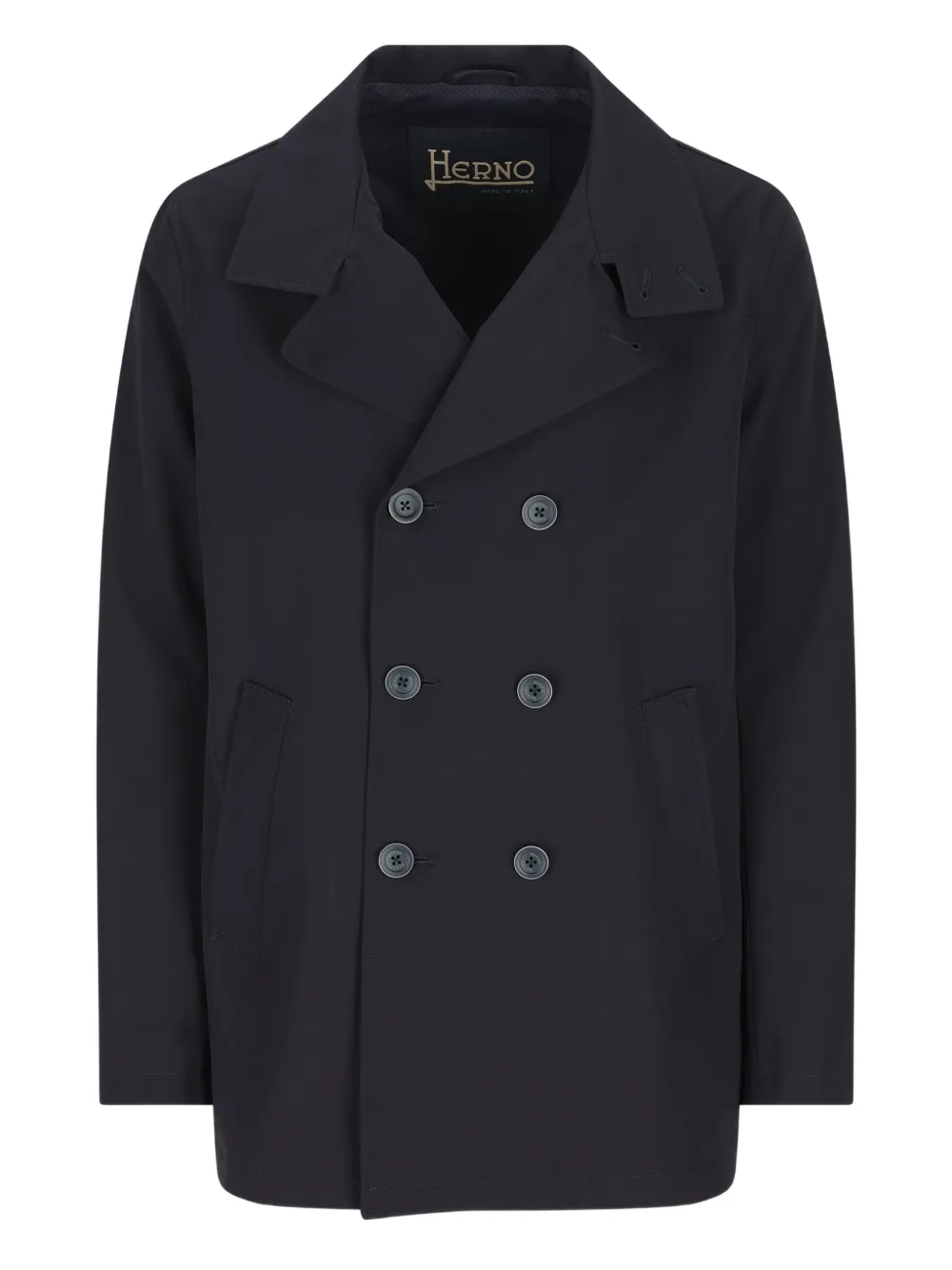 Herno double-breasted coat | Blue | Image 1