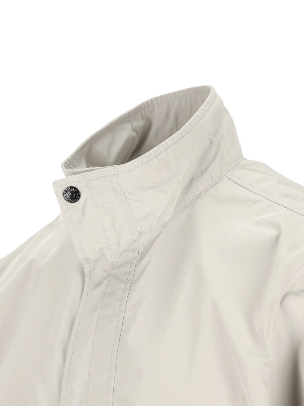 Stone Island Jack met logopatch Grijs
