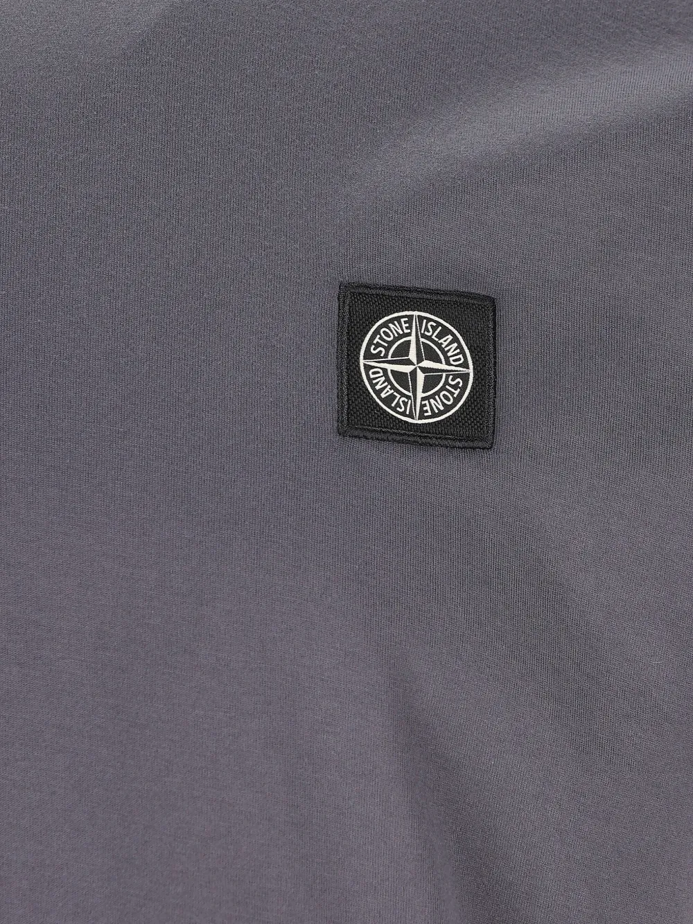 Stone Island T-shirt met logopatch Grijs