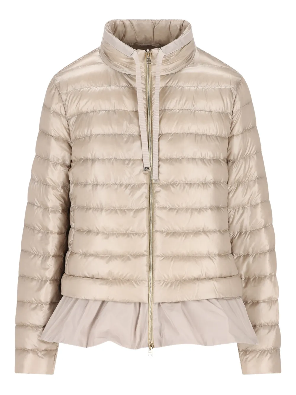 Herno quilted ruffled jacket | Neutrals | Image 1