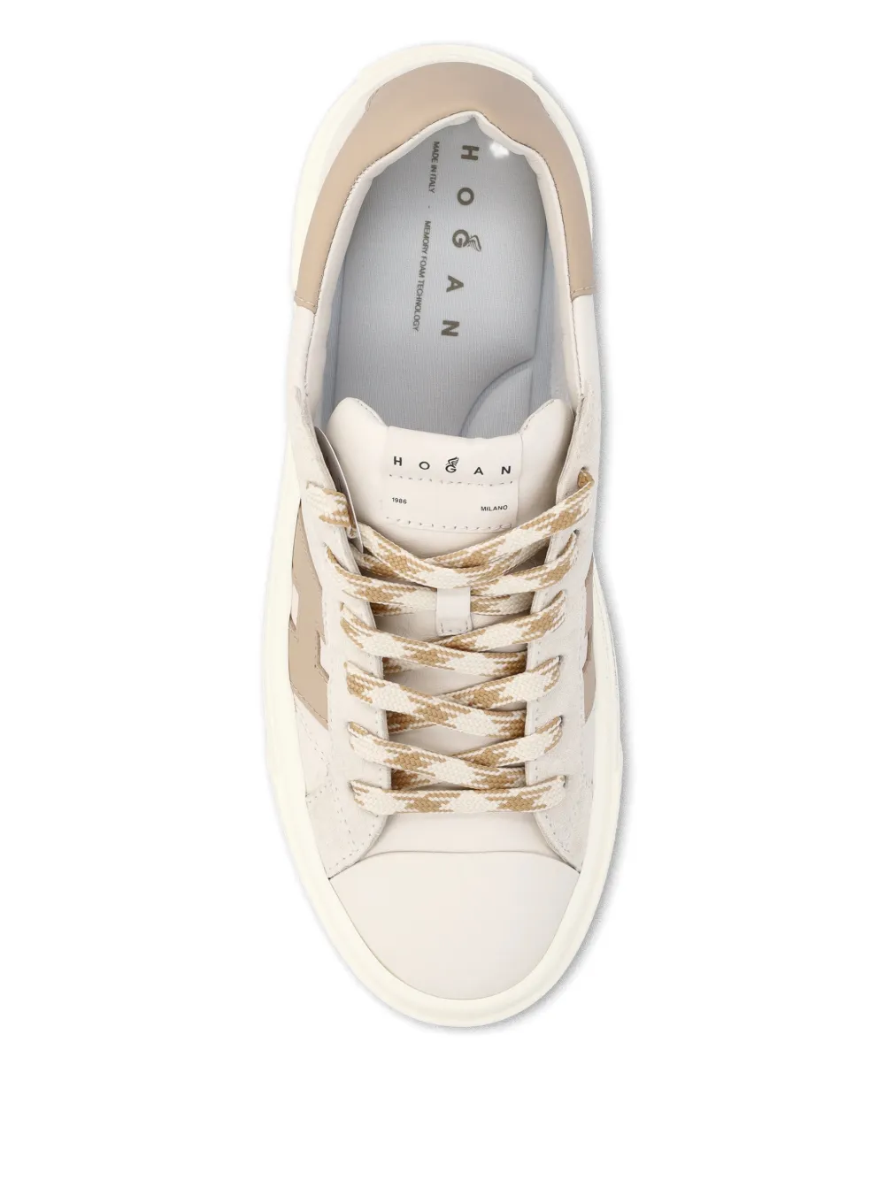 Hogan Crosswind suède sneakers Beige