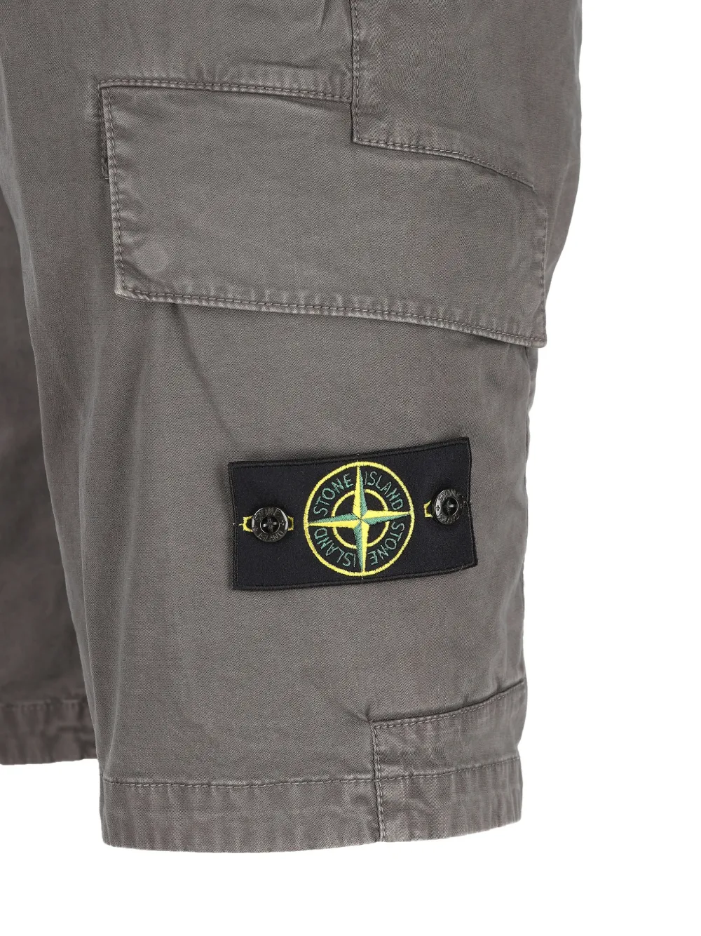  Stone Island Cargo-pocket Shorts - Grey 