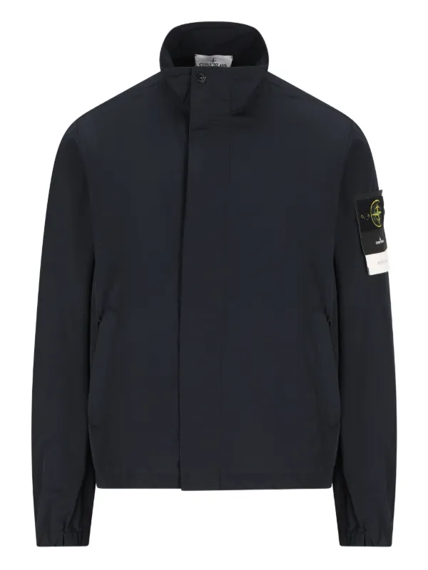 Stone Island スタンドカラー ジャケット | ブルー | FARFETCH JP