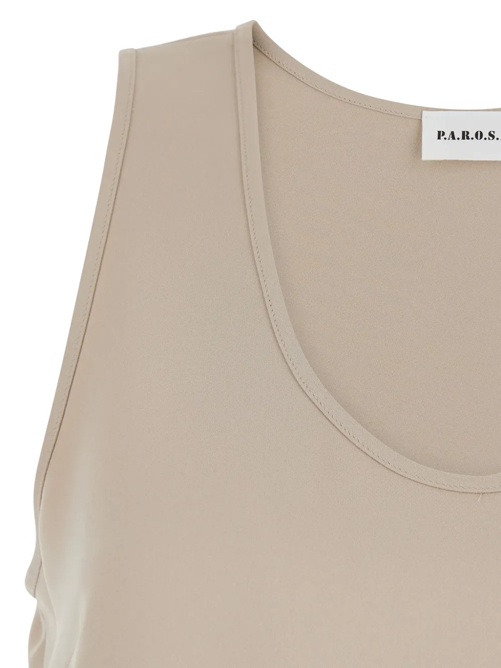  P.a.r.o.s.h. Sleeveless Top - Neutrals 