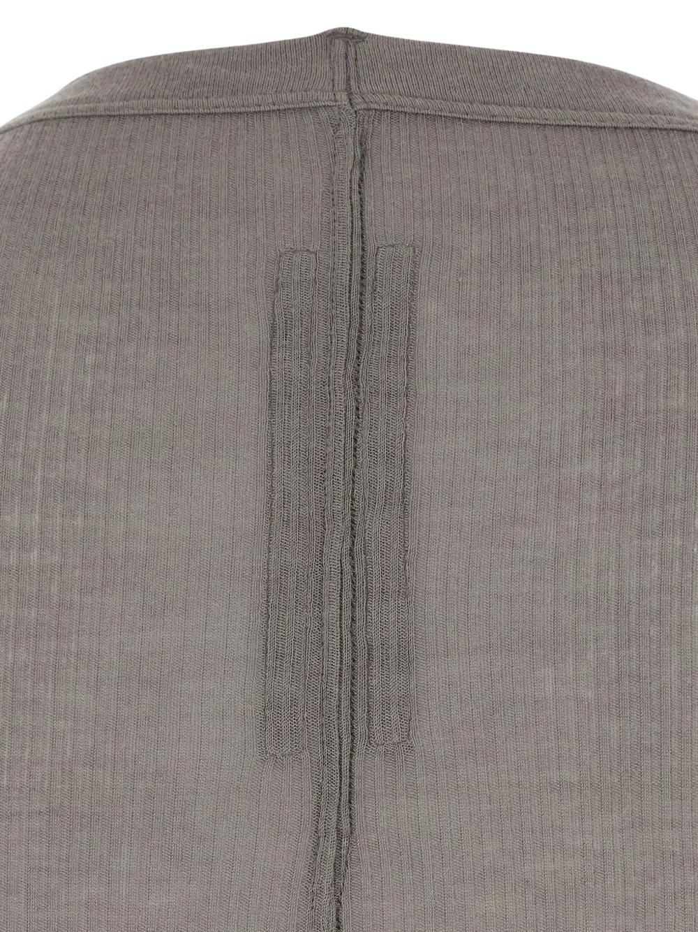 ribbed long-sleeves top