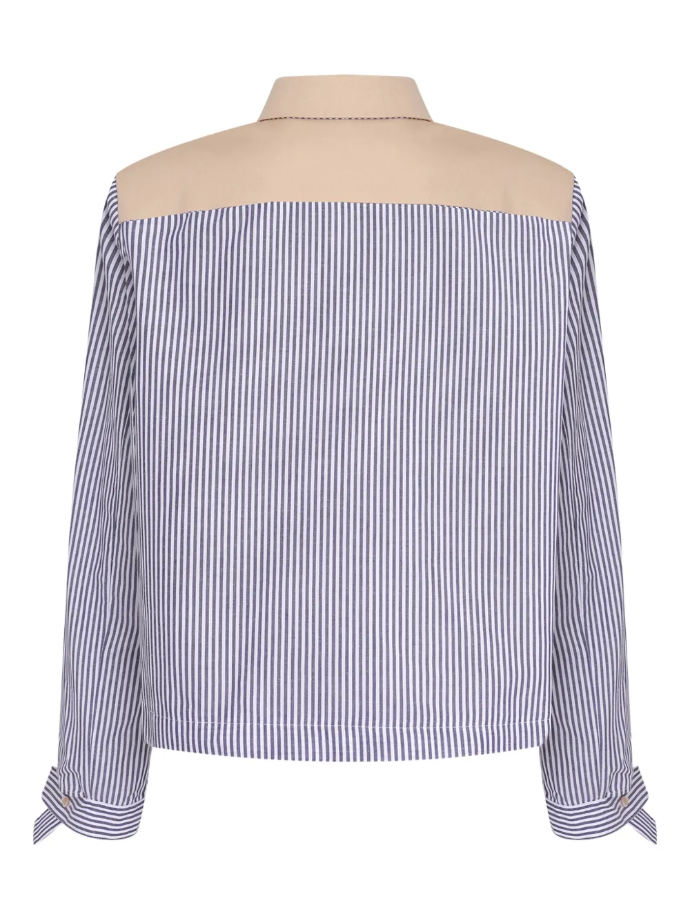 Gloria Coelho x Isabella Fiorentino gestreepte blouse - Beige