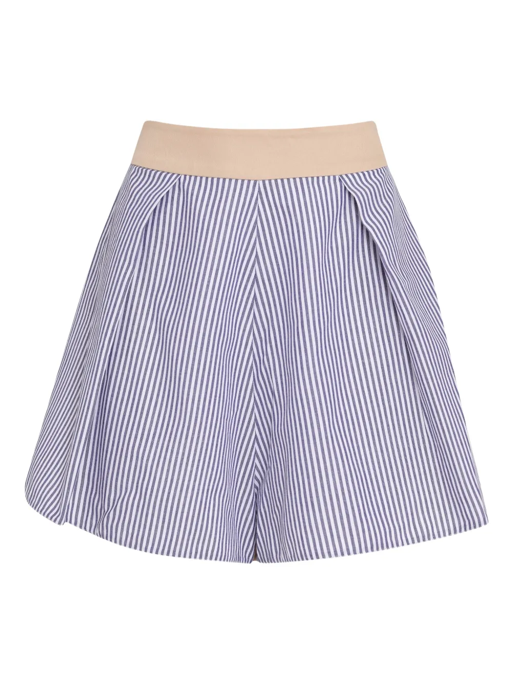 Gloria Coelho x Isabella Fiorentino Shorts mit Streifen - Blau