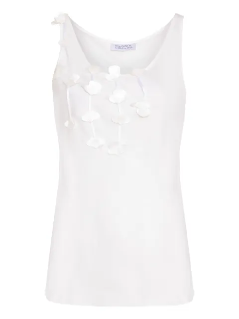 Gloria Coelho floral sleeveless blouse