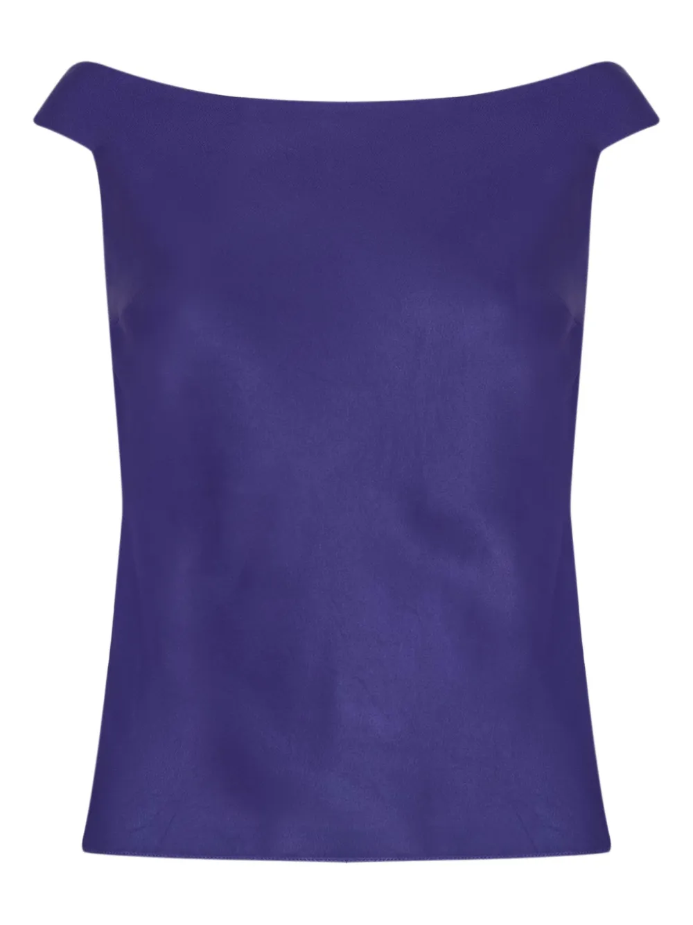 Gloria Coelho Shirt met ruches - Blauw