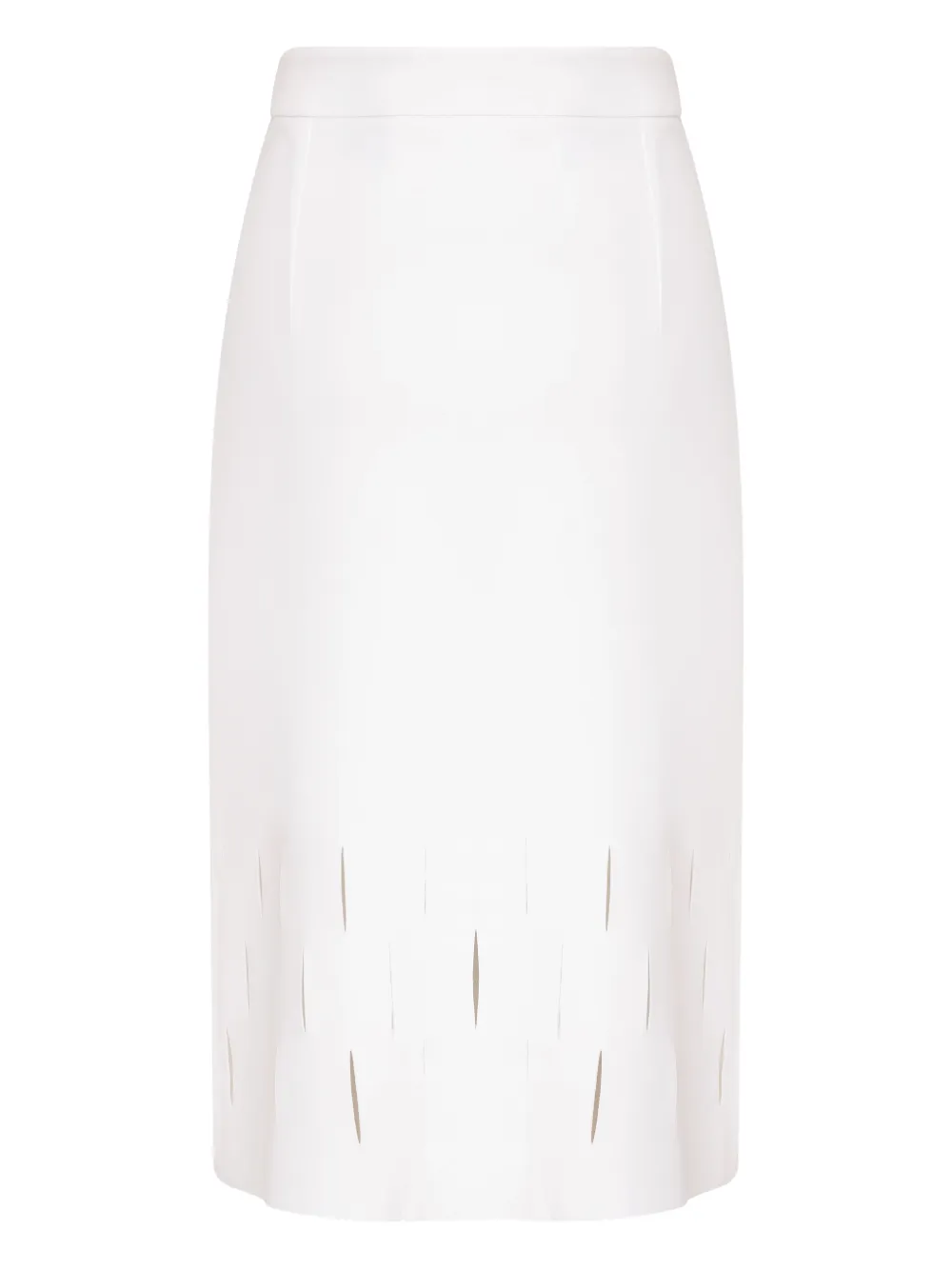 Gloria Coelho Uitgesneden midi-rok - Wit
