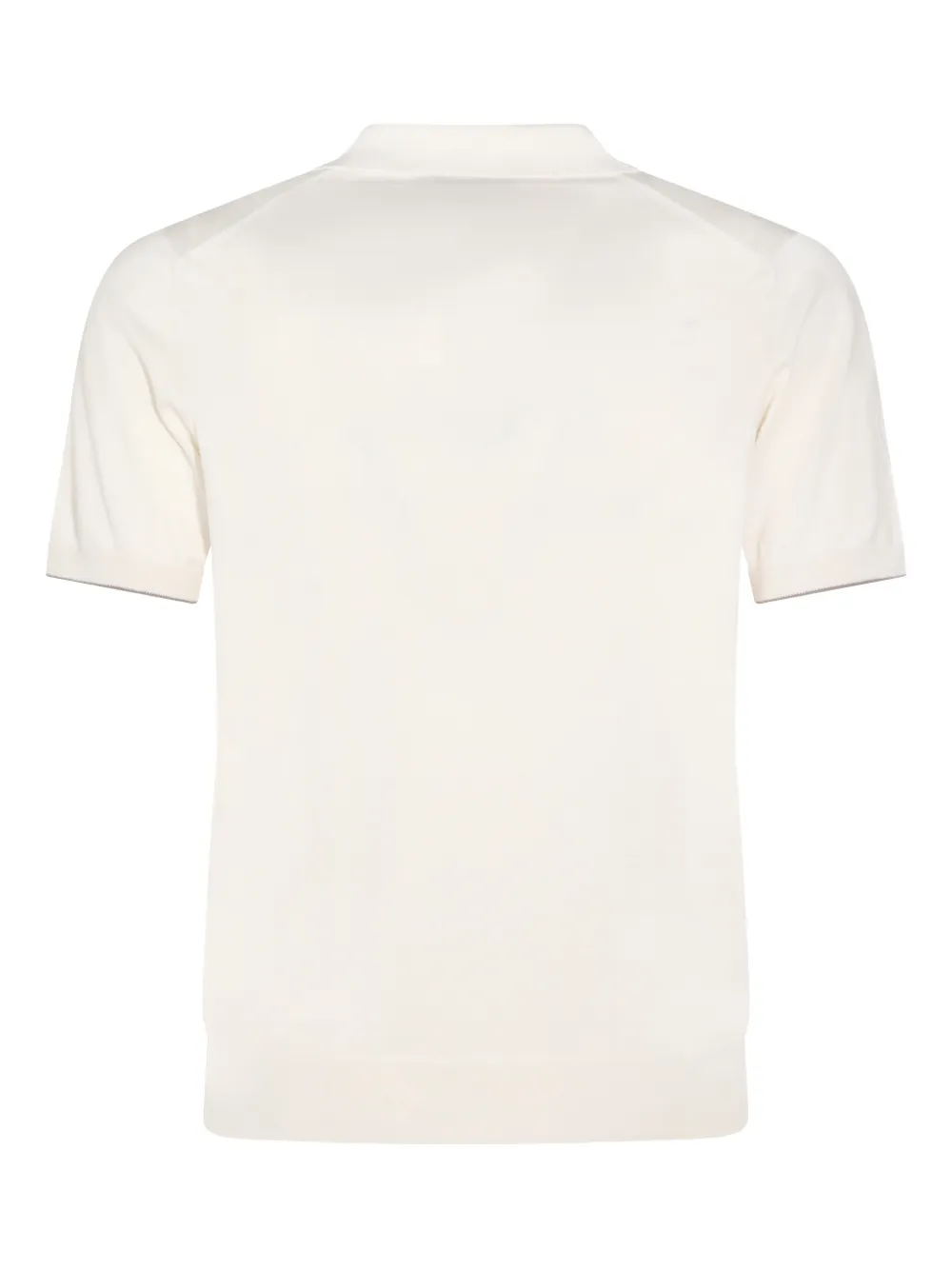 Brunello Cucinelli V-neck cotton top - Beige