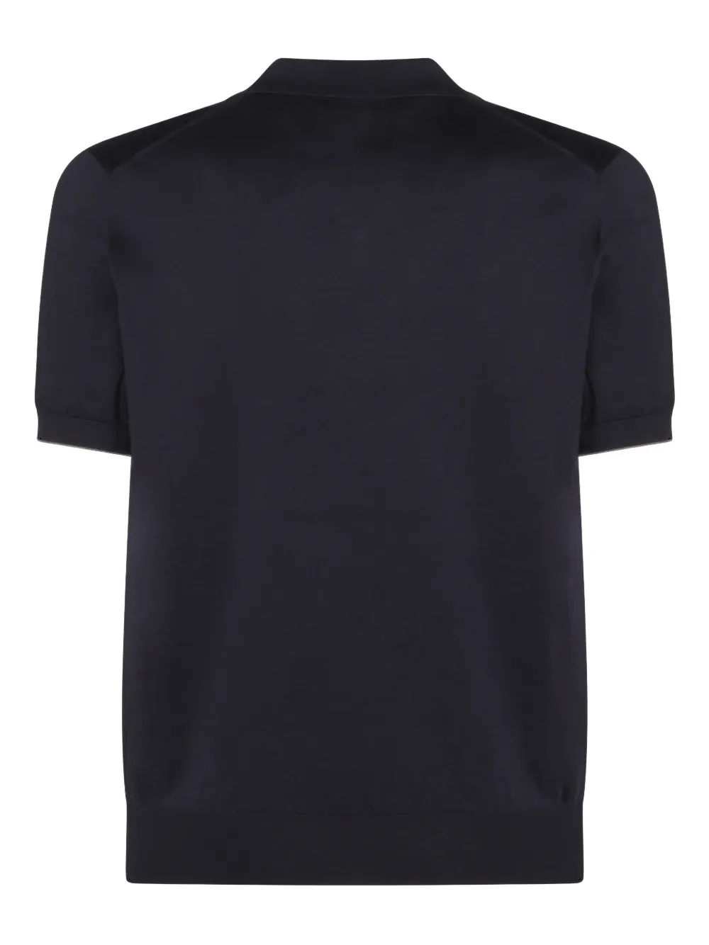 Brunello Cucinelli V-neck short-sleeve top - Blauw