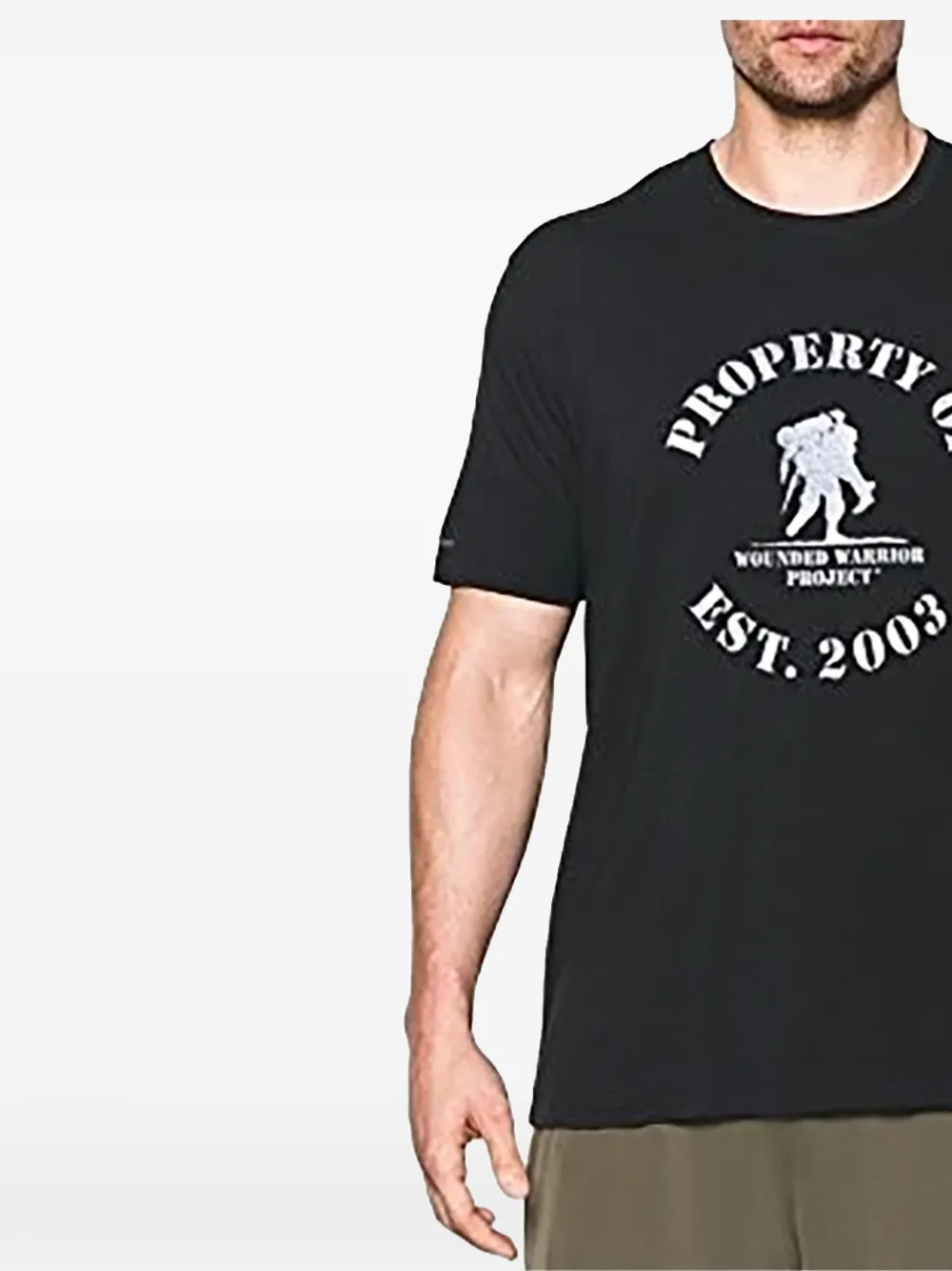 Under Armour graphic-print T-shirt - Zwart