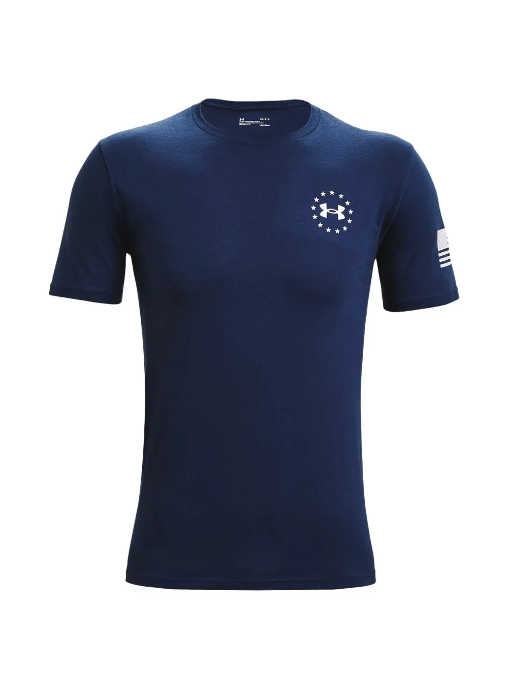 Under Armour T-shirt Freedom Back Lockup - Blu