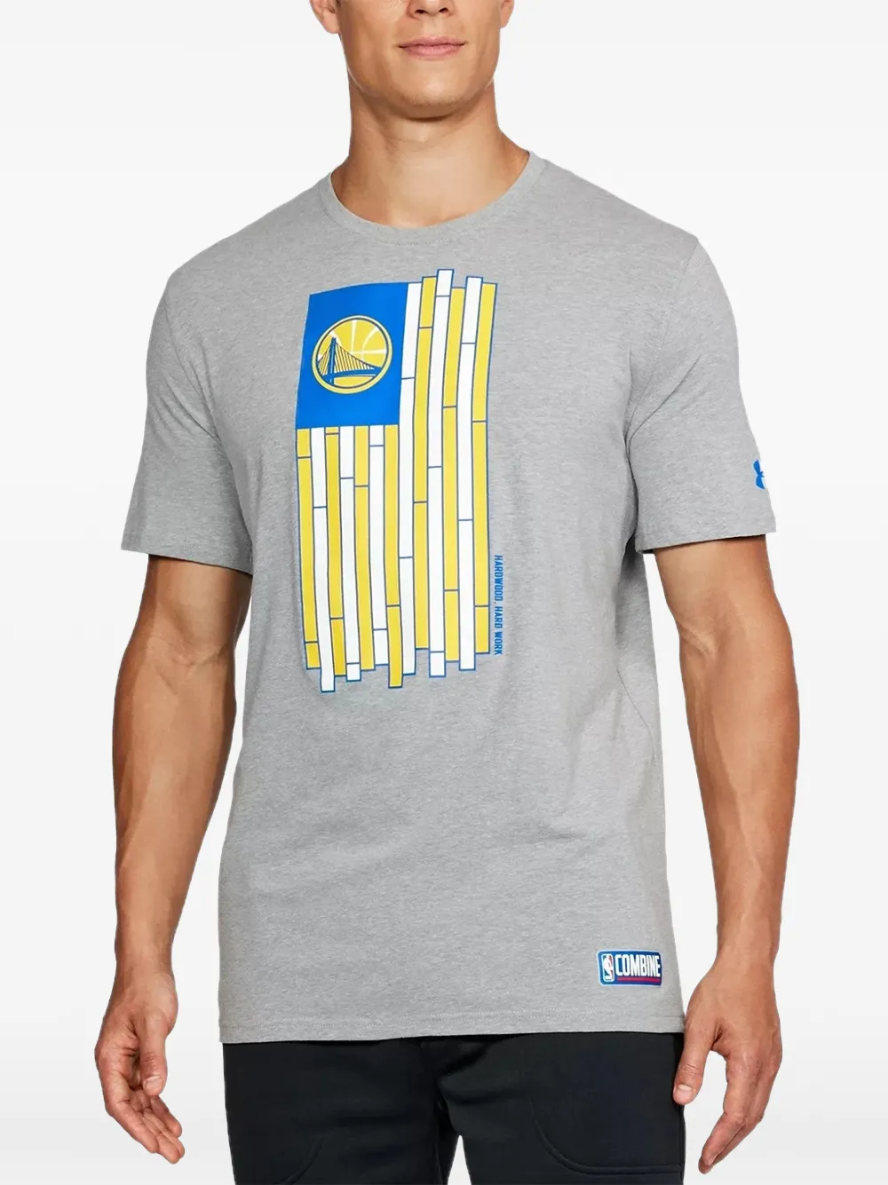 Under Armour T-shirt NBA Golden State Warriors HeatGear - Grigio