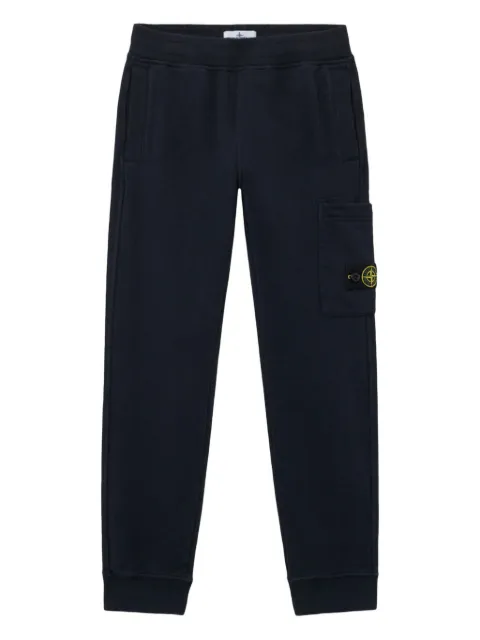 Stone Island Junior pantalon de jogging à patch logo