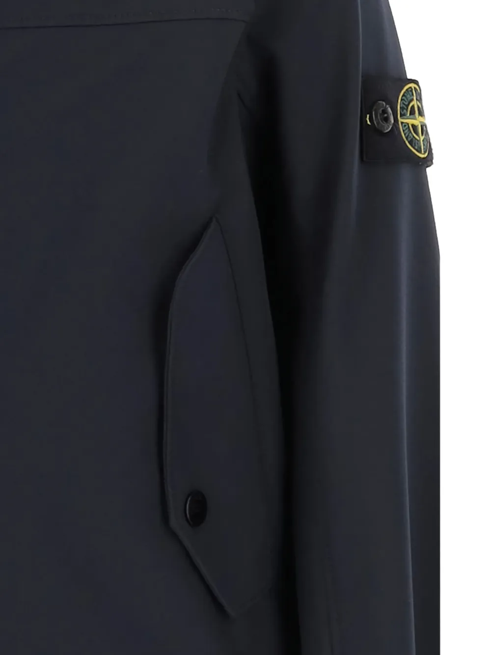 Stone Island Junior Jack met Compass-logopatch Blauw