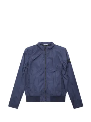 Stone Island Junior ジップアップ パーカー | ブルー | FARFETCH JP