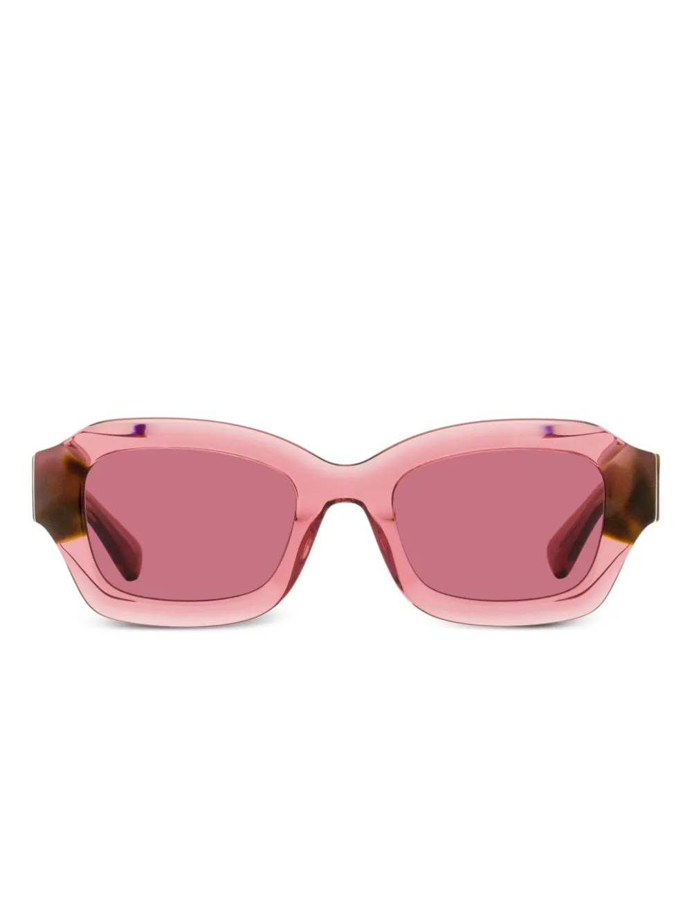 Longchamp 749 rectangular-frame sunglasses | Pink | Image 1