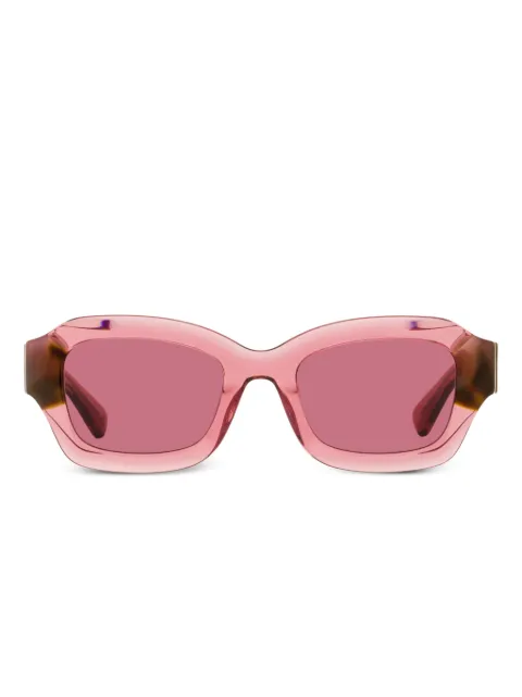 Longchamp lentes de sol con armazón rectangular 749