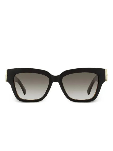 Longchamp lentes de sol con armazón rectangular 745