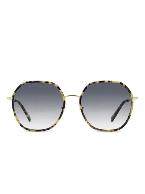 Longchamp lentes de sol 163 con armazón redonda