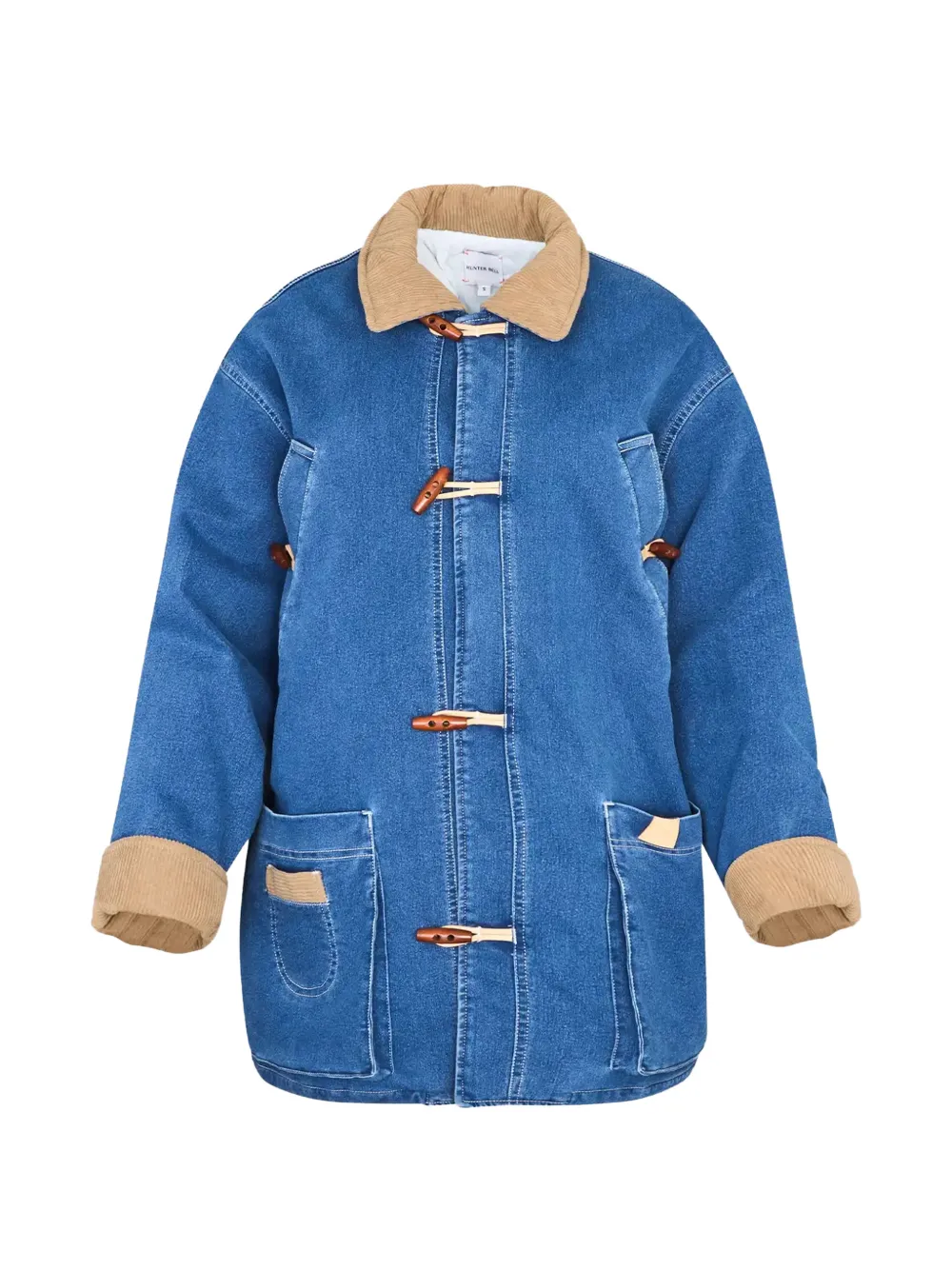 Hunter Bell Barn toggle corduroy jacket - Blau