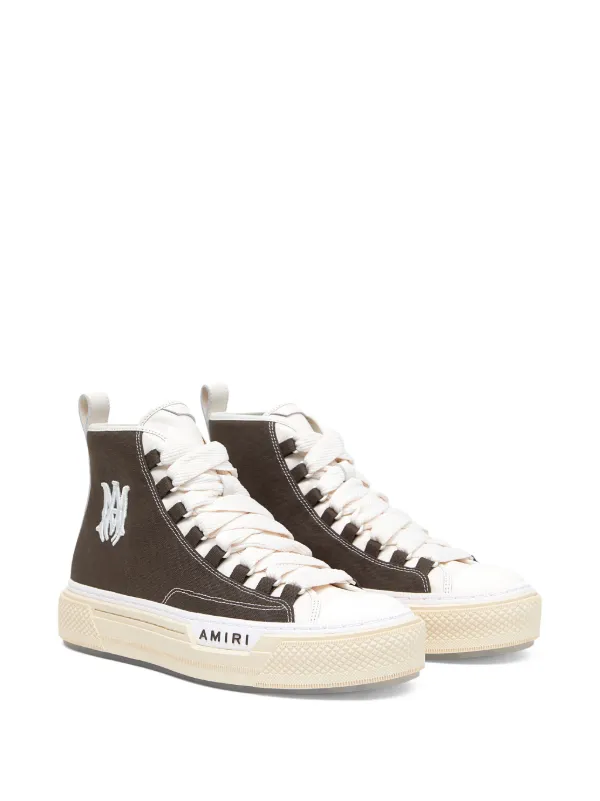 AMIRI MA Court Hi Sneakers | Brown | FARFETCH
