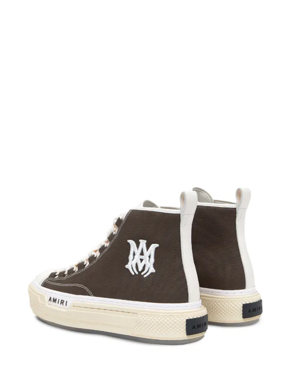 AMIRI MA Court Hi Sneakers | Brown | FARFETCH