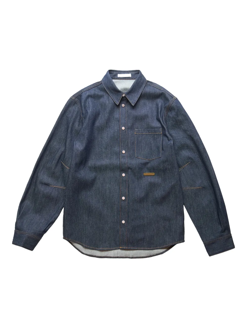 Helmut Lang long-sleeve denim shirt - Blau