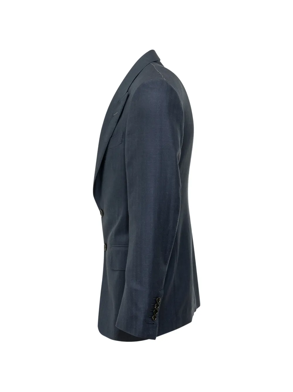 TOM FORD Blazer met enkele rij knopen Blauw