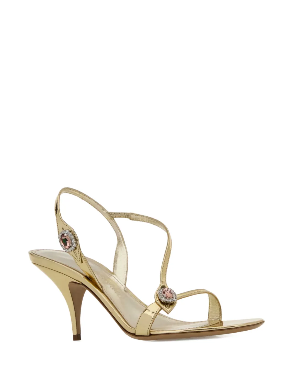 Ferragamo Sibilla leren sandalen Goud