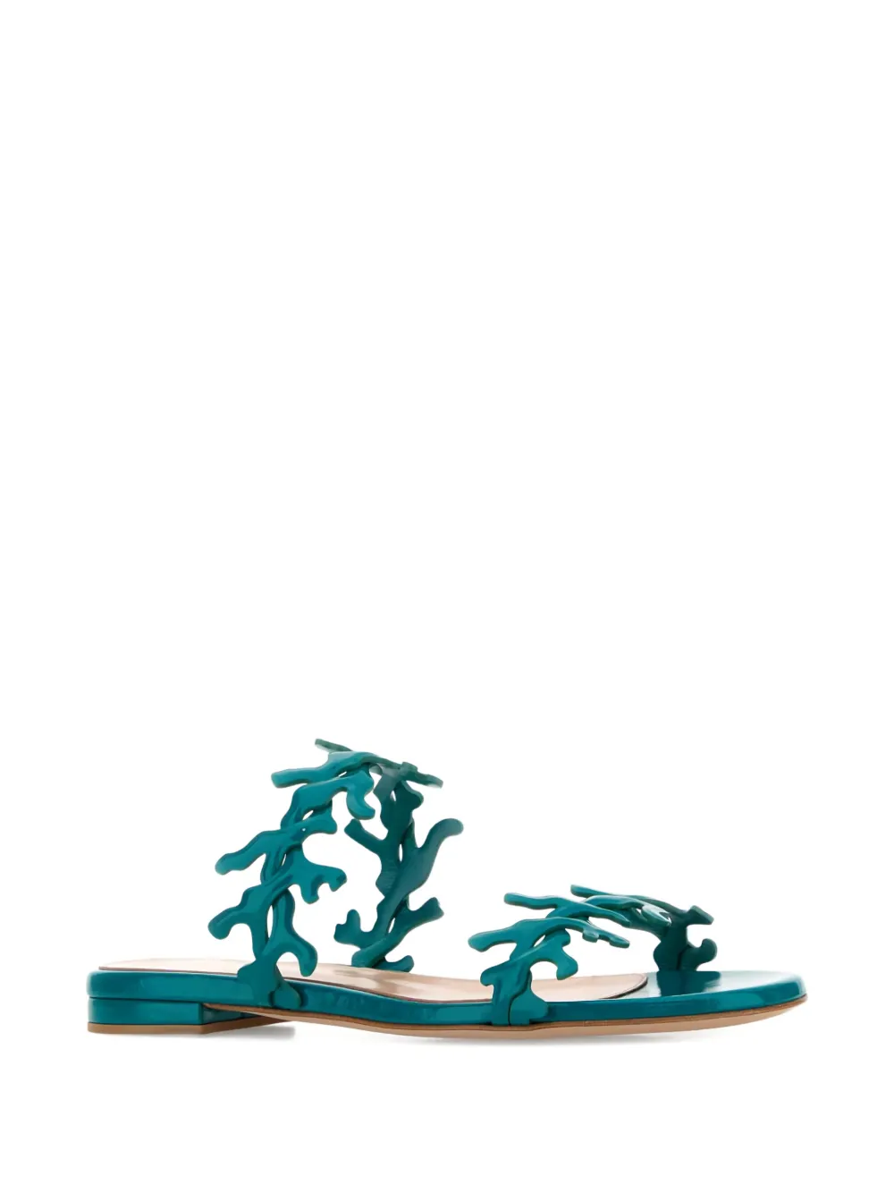 Gianvito Rossi Ocean leren sandalen Groen