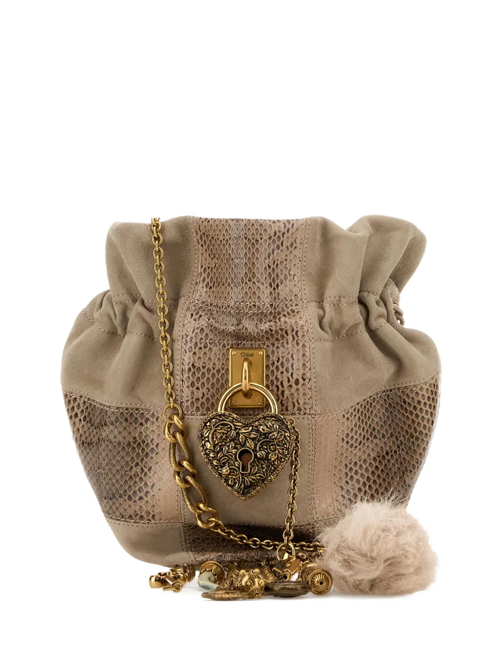 Chloé Borsa a secchiello Château Treasures - Toni neutri