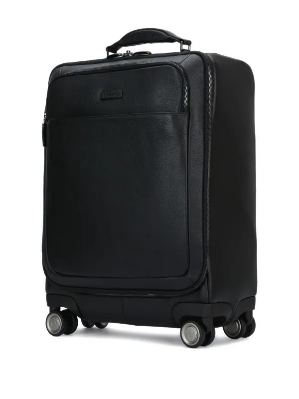 【新品・未使用】PIQUADRO キャリーケース PIQUADRO ジップ スーツケース | ブラック | FARFETCH JP