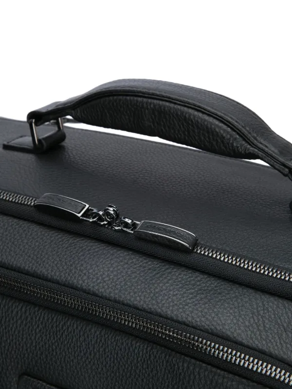 PIQUADRO ジップ スーツケース | ブラック | FARFETCH JP