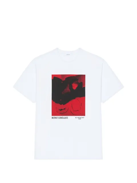 Givenchy T-shirt in cotton with surrealism print