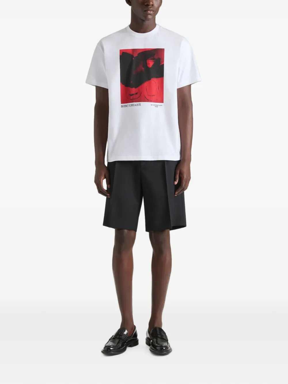 Givenchy T-shirt met grafische print Wit