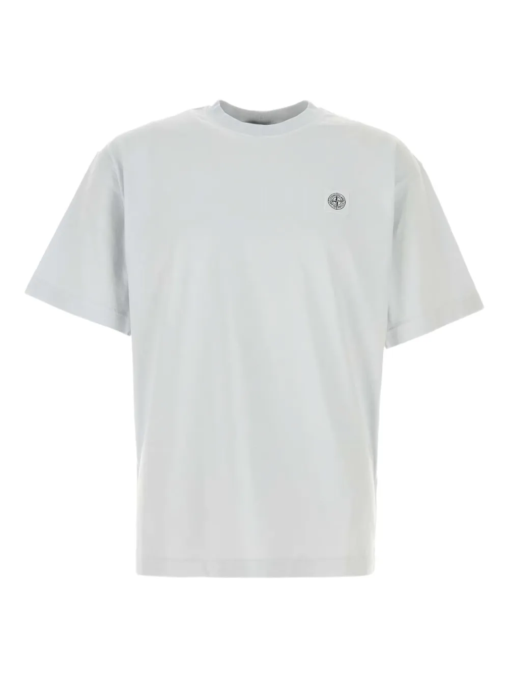 Stone Island logo-patch T-shirt - Blu