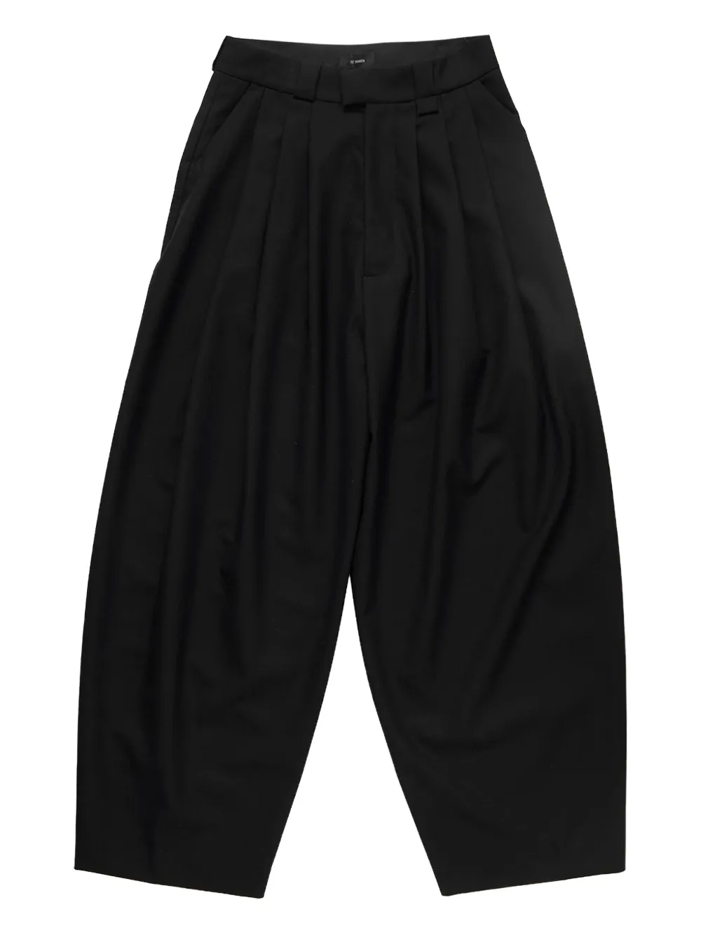 Willy Chavarria Cascada pleated trousers - Nero