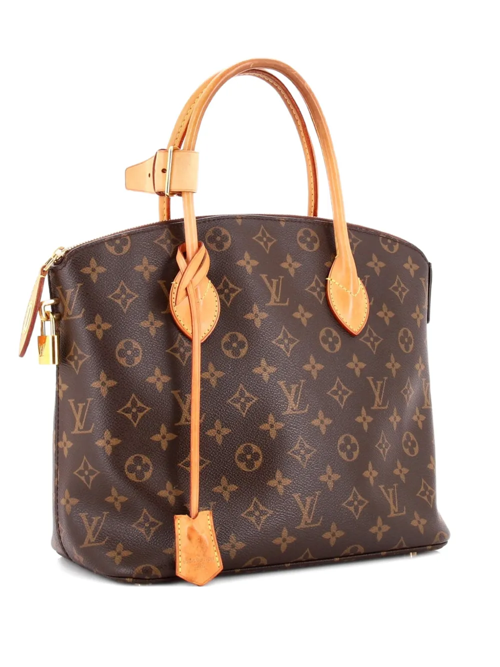 Louis Vuitton Pre-Owned Borsa a tracolla Lockit NM PM in tela con monogramma - Marrone