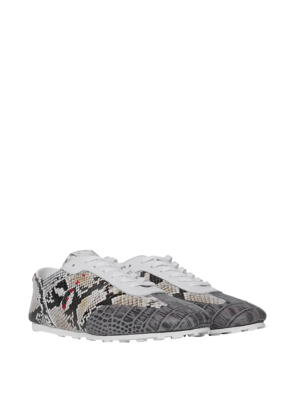 Marni Sneakers met dierenprint Grijs