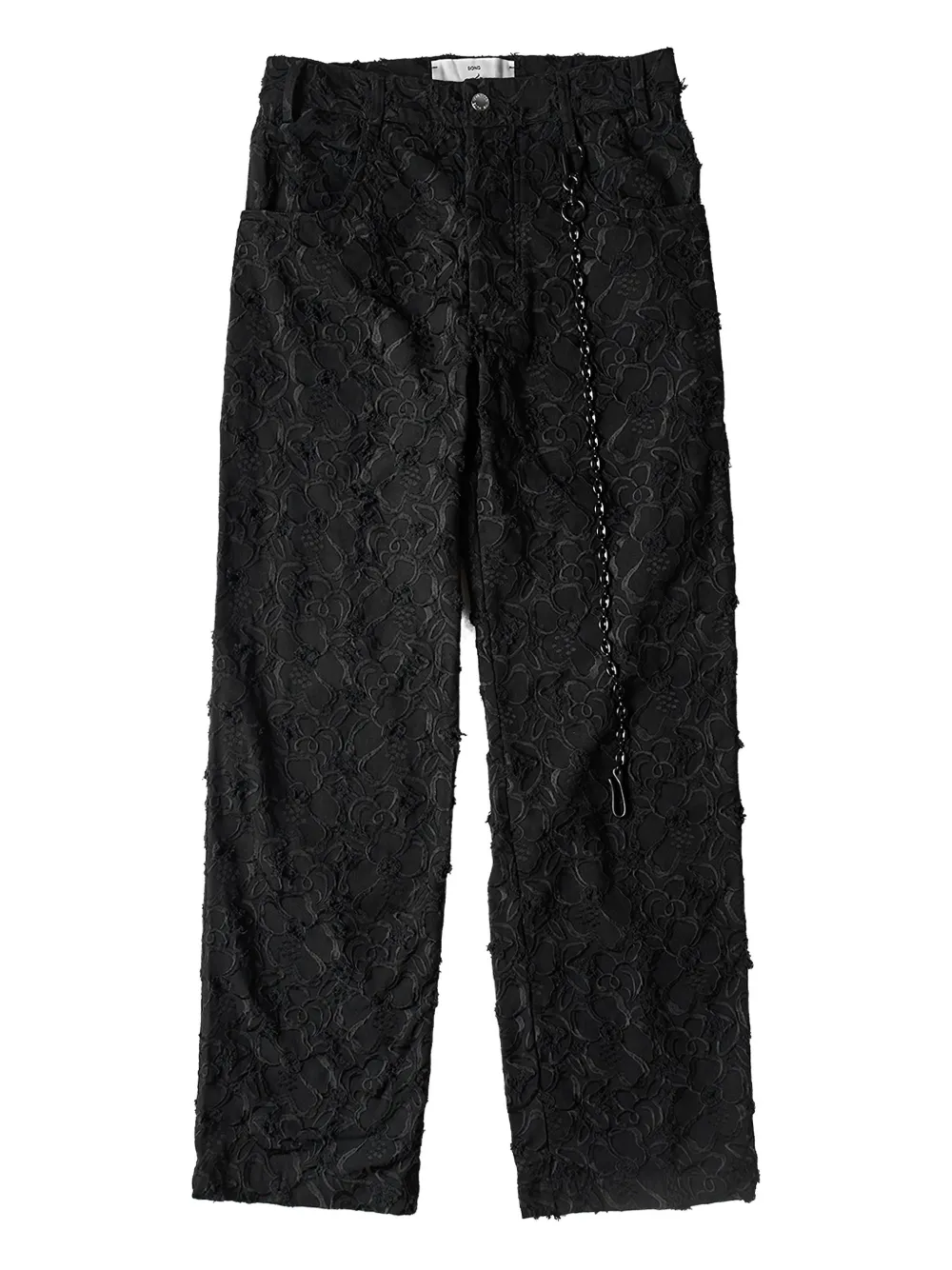 Song For The Mute textured trousers | Black | Image 1