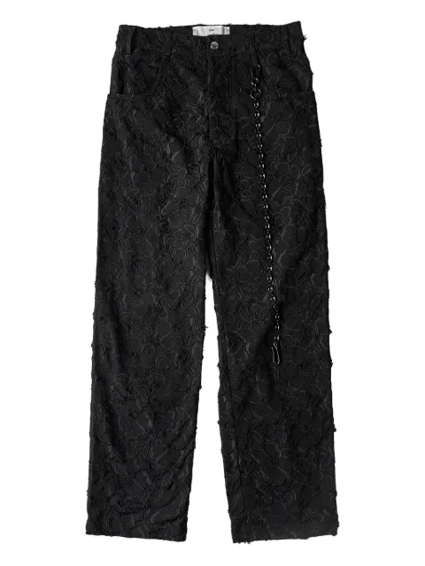 Song For The Mute textured trousers