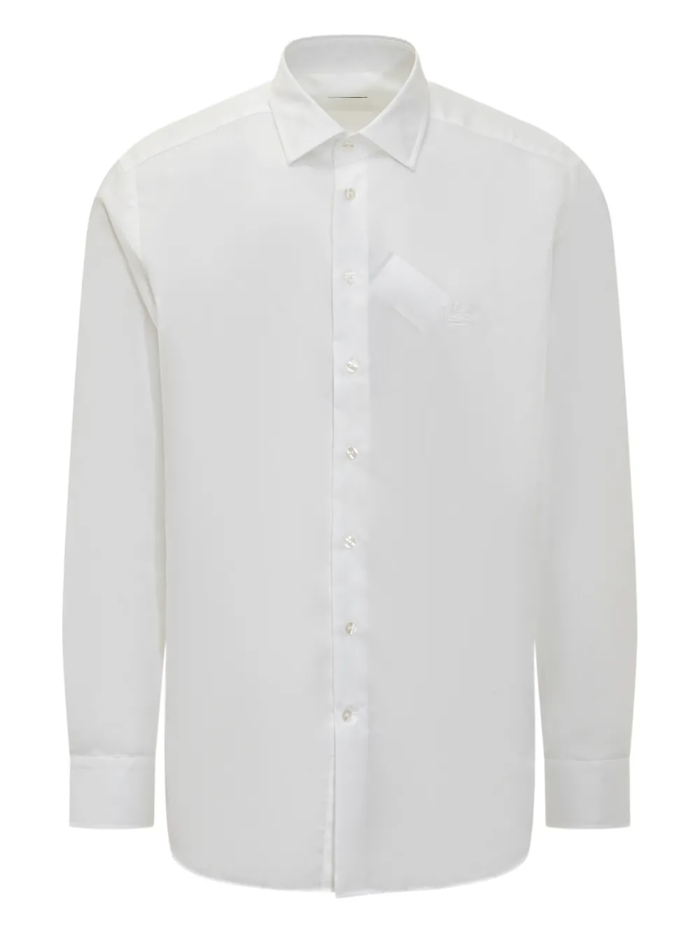 ETRO embroidered shirt - Weiß