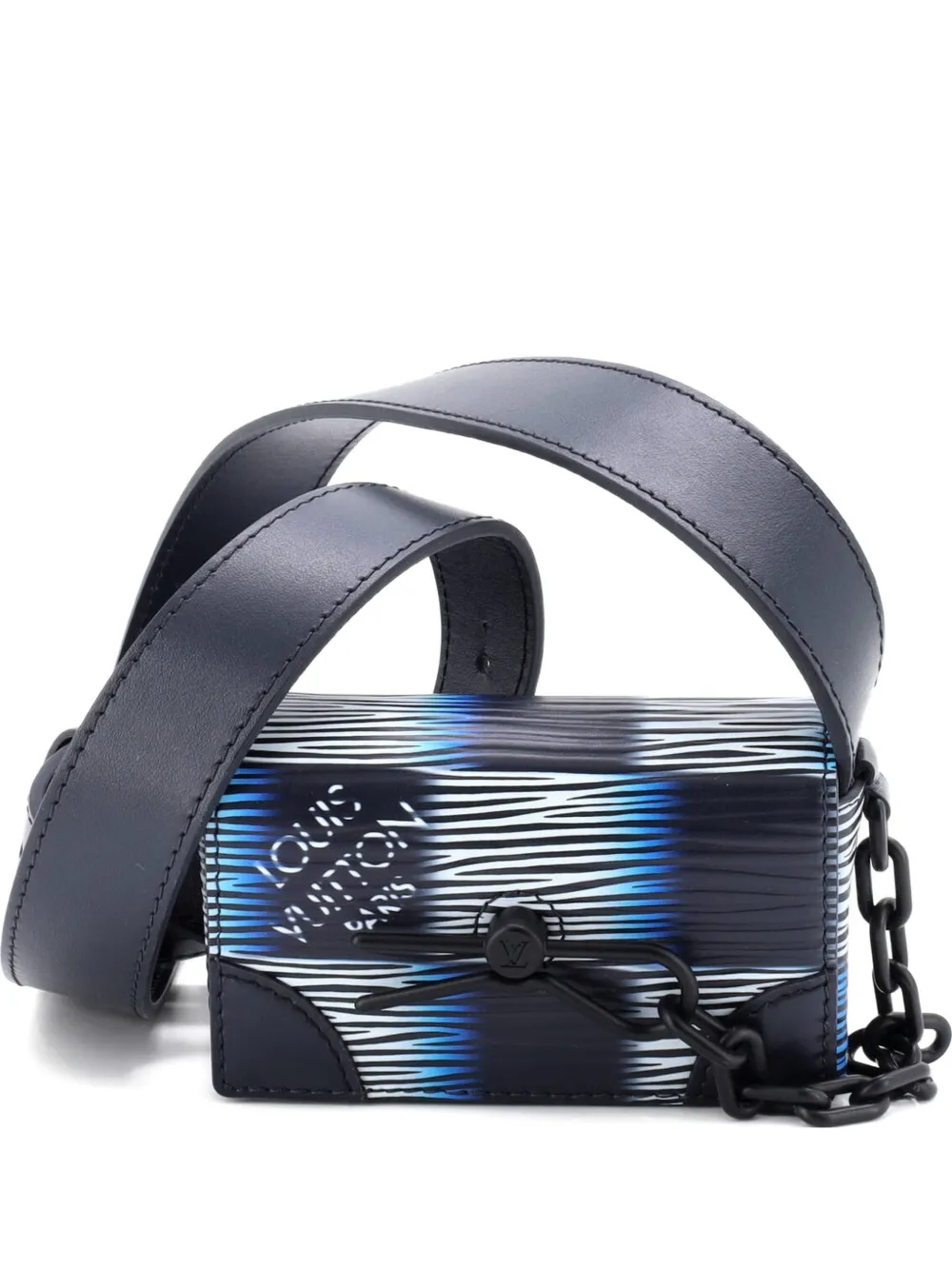 Louis Vuitton Pre-Owned Micro Steamer Bag Damier Rush Epi XL Leather crossbody bag - Blu